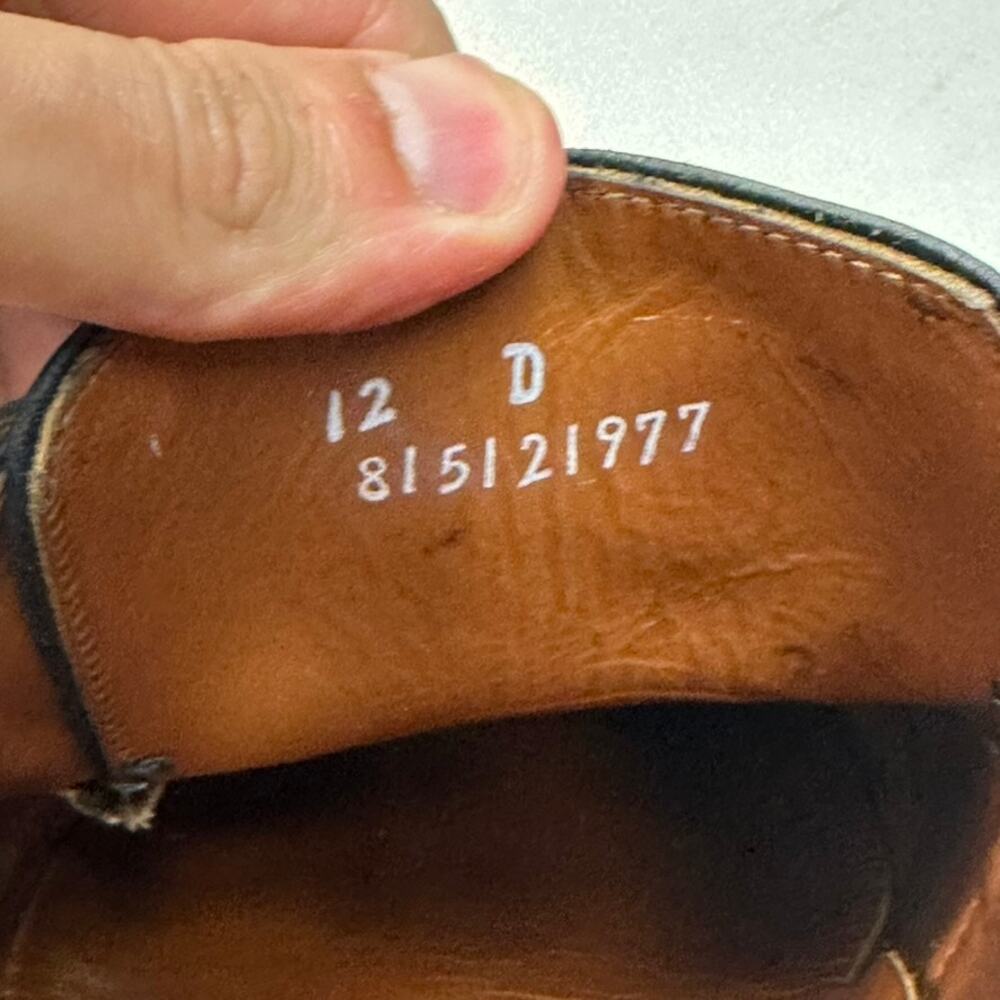 NEW HEELS Allen Edmonds x Polo Ralph Lauren Single Monk Made in USA 12 D - Picture 10 of 14